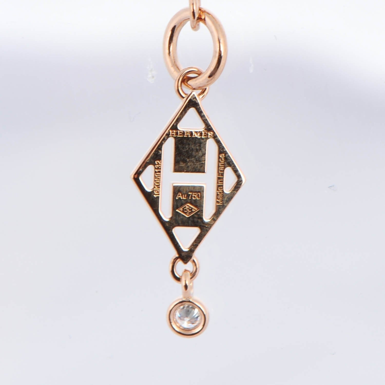 18K Gambade Pendant Hermes Necklace