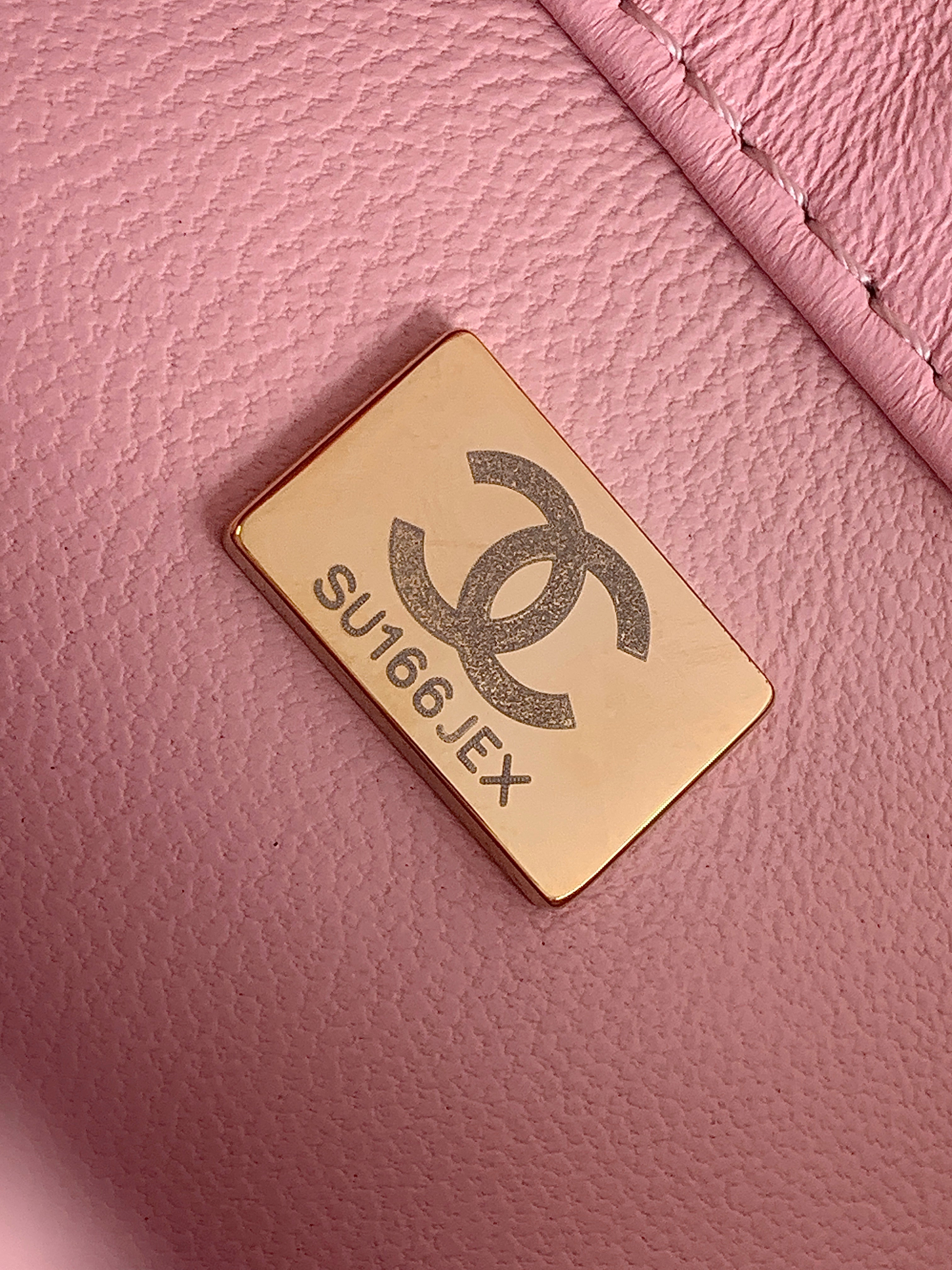 CC Mini Square Flap Bag Petal Pink Edition