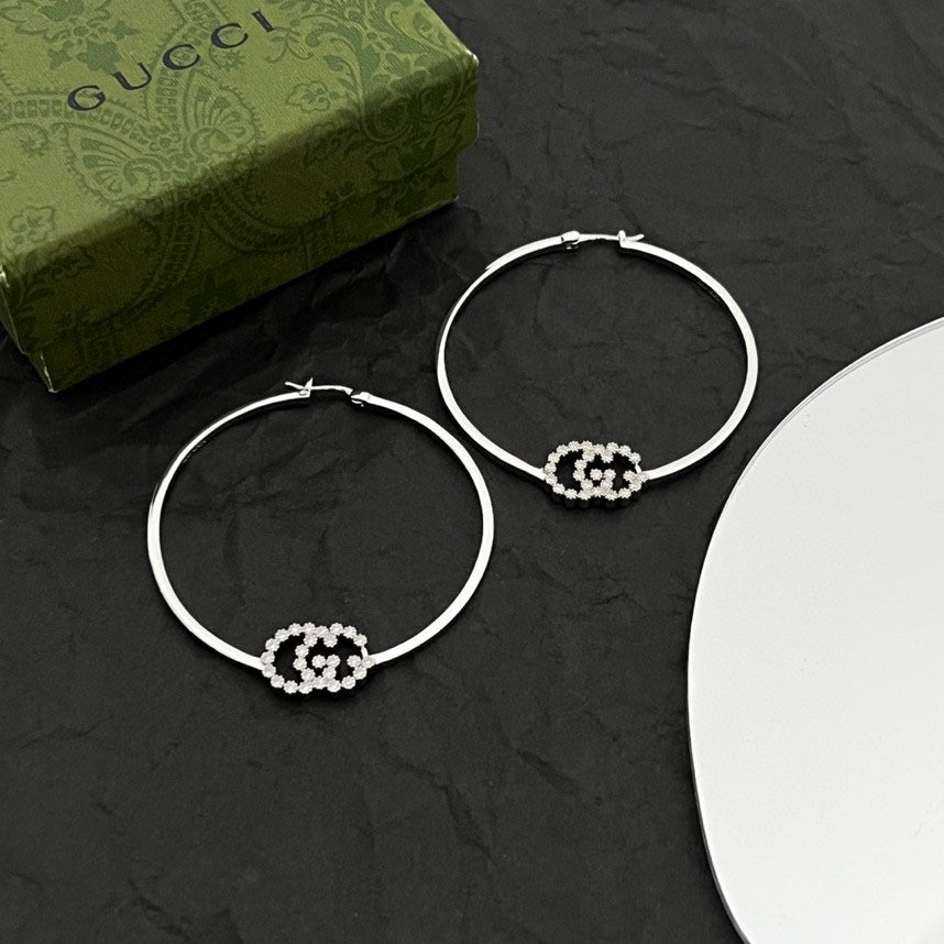 18K Double Gucci Running Diamond Bracelet